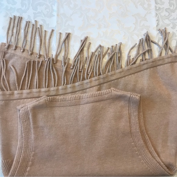 FRINGE KNIT VEST, super soft knit, size S/M, light pink/blush - Picture 7 of 9